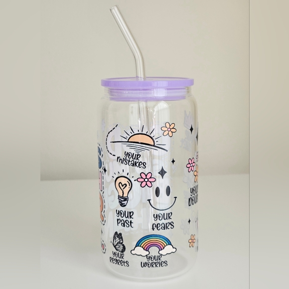 God Is So Much Bigger Than 16oz Clear Beer Can Glass Cup - Picture 2 of 4